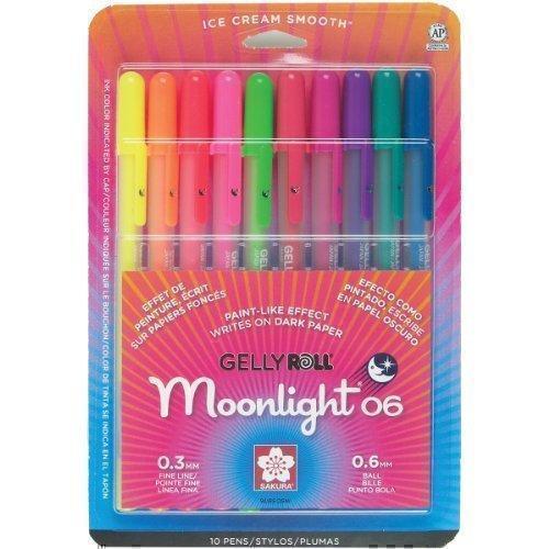 Sakura Gelly Roll Gel Pens Assorted Moonlight 12 Pack
